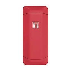 Feuerlöscherschrank help, Kunststoff, B 434 x T 225 x H 1028 mm, rot