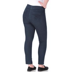 Jeansjeggings KJBRAND "JENNY" Gr. 42 (21), K-Gr, blau (denim stone) Damen Jeans angenehm weiche Quer-Stretch Qualität