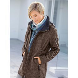 Softshelljacke CASUAL LOOKS Gr. 36, braun (braun, meliert) Damen Jacken