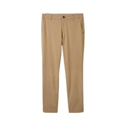 TOM TAILOR Herren Regular Stretch Chino, braun, Uni, Gr. 32/32