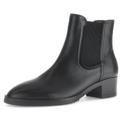 Chelseaboots GABOR Gr. 37, schwarz Damen Schuhe Blockabsatz, Businessschuh, Stiefelette mit bequemem 4,5 cm Absatz