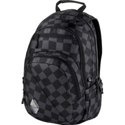 Schulrucksack NITRO "Stash 29", Gr. B/H/T: 32cm x 49cm x 22cm, grau (checker), Rucksäcke, Alltagsrucksack, Rucksack für Freizeit, Schule, Arbeit und Reise