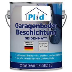 Premium Garagenbodenbeschichtung Bodenbeschichtung Bodenfarbe Silbergrau