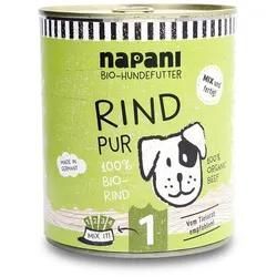 Bio-Dosenfutter für Hunde, Rind pur 800 g