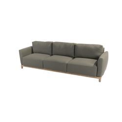 4Seasons Yara 3-Sitzer Sofa Teak gebürstet inkl. 11 Kissen