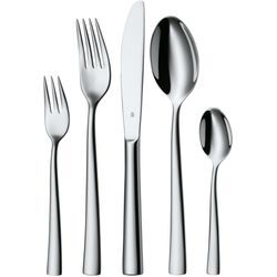 Besteck-Set WMF "Philadelphia", silber (edelstahlfarben), 60 tlg., Cromargan Edelstahl Rostfrei 18/10, Essbesteck-Sets, poliert