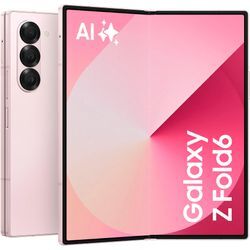 SAMSUNG Smartphone "Galaxy Z Fold 6", AI-Funktionen, Mobiltelefone, rosa, 256 GB