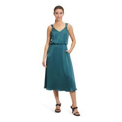 Cocktailkleid VERA MONT "Vera Mont mit breiten Trägern" Gr. 38, Normalgrößen, grün (oriental green) Damen Kleider Material