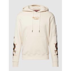 Hoodie mit Label-Print Modell 'DRAGON'