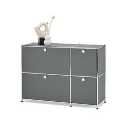 Sideboard »CN3« mit 4 Klappen - Chrom