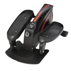 Mini Stepper mit LCD-Monitor Heimtrainer Stufenlos Einstellbarer Widerstand Rutschfestes Steppbrett