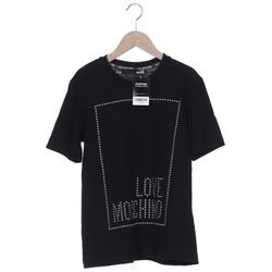 Love Moschino Damen T-Shirt, schwarz, Gr. 36