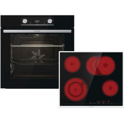 A (A+++ bis D) GORENJE Backofen-Set "Steam Set" Herdsets AirFry-Funktion schwarz