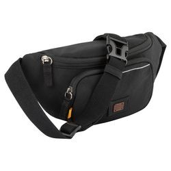 Bauchtasche CAMEL ACTIVE "City" Gr. B/H/T: 31cm x 13,5cm x 9,5cm, schwarz Damen Taschen passender urbaner Begleiter mit kleinen reflektierenden Details