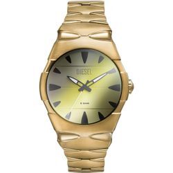 Quarzuhr DIESEL "D-SRUPTOR" Armbanduhren goldfarben Herren Armbanduhr, Herrenuhr, Damenuhr, Edelstahlarmband