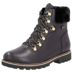 Winterboots REMONTE Gr. 39, schwarz Damen Schuhe Blockabsatz, Winterstiefelette, Schnürstiefelette mit TEX-Membran