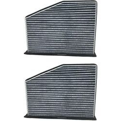 2x Trade-Shop Innenraumfilter / Pollenfilter / Aktivkohlefilter für Audi vw Seat Skoda Mercedes-Benz Vauxhall Vectra Autos Fahrzeuge pkw Kfz