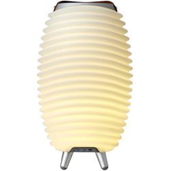 KOODUU LED Stehlampe "Synergy 35", weiß, Ø 24,00cm H: 41,20cm, Lampen, Hygge-Design, Bluetooth Lautsprecher, Sektkühler, TWS Stereo Sound