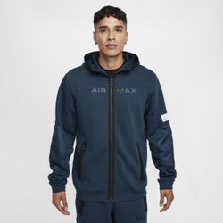 Nike Sportswear Air Max Fleece-Hoodie mit durchgehendem Reißverschluss für Herren - Blau