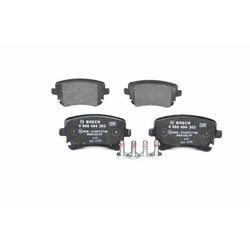 BOSCH Bremsbelagsatz, Scheibenbremse hinten rechts links mit Zubehör für VW AUDI 8E0698451P 7H0698451D 4E4698451A 0 986 494 303