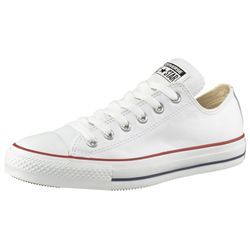 Sneaker CONVERSE "Chuck Taylor All Star Basic Leather Ox" Gr. 36,5, weiß Schuhe