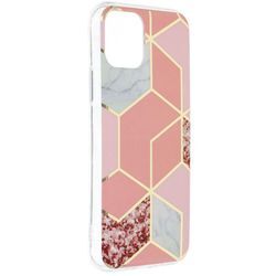 Handy Hülle Schutz Cover Case Marble Cosmo Muster Handyschale Tasche kompatibel mit iPhone 12 Pro Motiv 2