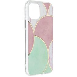 Handy Hülle Schutz Cover Case Marble Cosmo Muster Handyschale Tasche kompatibel mit iPhone 12 Mini Motiv 5