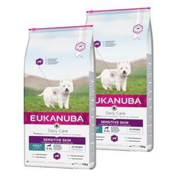 EUKANUBA Trockenfutter Hund Daily Care Sensible Haut Adult 2x12 kg