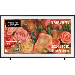 SAMSUNG QLED-Fernseher, G (A-G), Fernseher, schwarz, 85