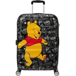 Hartschalen-Trolley AMERICAN TOURISTER "WAVEBREAKER DISNEY, 67 cm" Gr. B/H/T: 47 cm x 67 cm x 26 cm 64 l, bunt (winnie the pooh) Koffer teilweise aus recyceltem Material