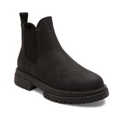 Chelseaboots ROXY "LORENA II BOOT", Damen, Gr. 36, schwarz, Synthetik, sportlich, Schuhe, Stiefelette, Winterschuhe, gefüttert