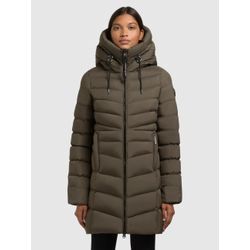 Steppjacke KHUJO "TUHANI4" Gr. L (40), beige (natur grün) Damen Jacken