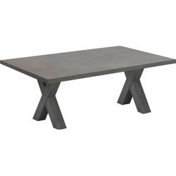 Couchtisch MÄUSBACHER, grau (graphit, graphit), B:120cm H:47cm T:70cm, Tische, Couchtisch Eckige Couchtische Holz-Couchtische, X-Gestell