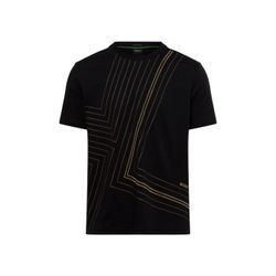 BOSS Green T-Shirt Herren Baumwolle, schwarz