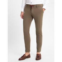 Alberto Stoffhose Herren Baumwolle, khaki