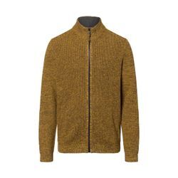 Camel Active Strickjacke Herren Baumwolle meliert, gelb