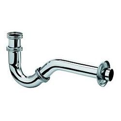 Kludi Bidet-Röhren-Geruchsverschluss 1031105-00 G 1 1/4, mit Abgangsbogen 32 x 200 mm, chrom