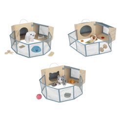 Playtive Hunde-Haus / Katzen-Haus / Meerschweinchen-Haus, 9-teilig / 8-teilig