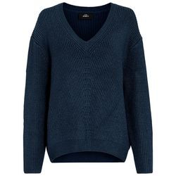 Damen Strickpullover mit V-Ausschnitt