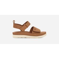 UGG® Goldenstar Sandale für Kinder | UGG® EU in Brown, Größe 32.5, Veloursleder