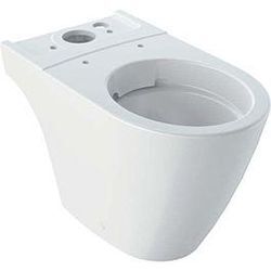 Geberit iCon Stand-Tiefspül-WC 200460000 weiß, 35,5x63,5cm, für Aufputz-Spülkästen aufgesetzt, rimfree