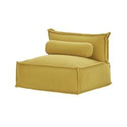 Sitzsack Lucas - gelb - Materialmix - 85 cm - 85 cm - 70 cm - Möbel Kraft