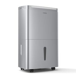 DryFy Connect 50 Dehumidifier 50 L / Day 45-55 m² App Control Mobile Water Tank Edelstahl 50l/24h