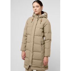 Daunenmantel JACK WOLFSKIN "NORDLICHT COAT W", Damen, Gr. L (42/44), braun (anis), Obermaterial: 100% Polyamid ; Futter: 100% Polyester; Füllung: 80% Entendaunen, 20% Federn, Mäntel