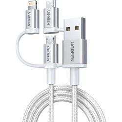 UGREEN 3-in-1 USB2.0-A Multifunction Cable