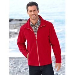 Fleecejacke CLASSIC, Herren, Gr. 52, rot, 100% Polyester, unifarben, Jacken