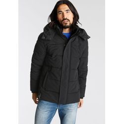 Steppjacke ALPENBLITZ ""Svendborg"", Herren, Gr. XL (56/58), schwarz, Web, Obermaterial: 100% Polyester. Futter: 100% Polyester. Wattierung: 100% Polyester, casual, normal, Langarm Rippbündchen, Jacken, für den Übergang, aus leichtem Webmaterial, wasserabweisend