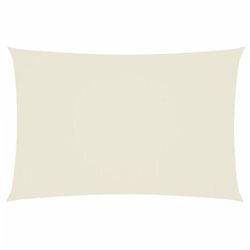 Sonnensegel Oxford-Gewebe Rechteckig 2x4 m Creme Vidaxl