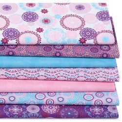 Patchwork- und Quiltpaket "Mandala", rosa-color