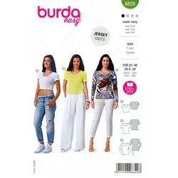 burda Schnitt 6820 "Basic Shirt"